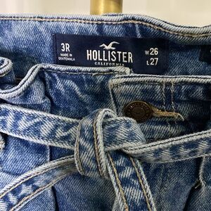Hollister 3R 26"/27" ultra high-rise Mom jeans paperbag paperboy waist